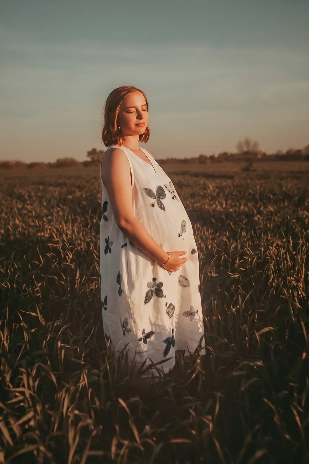 AURA | WOMEN'S ECO-PRINTED HEMP DRESS