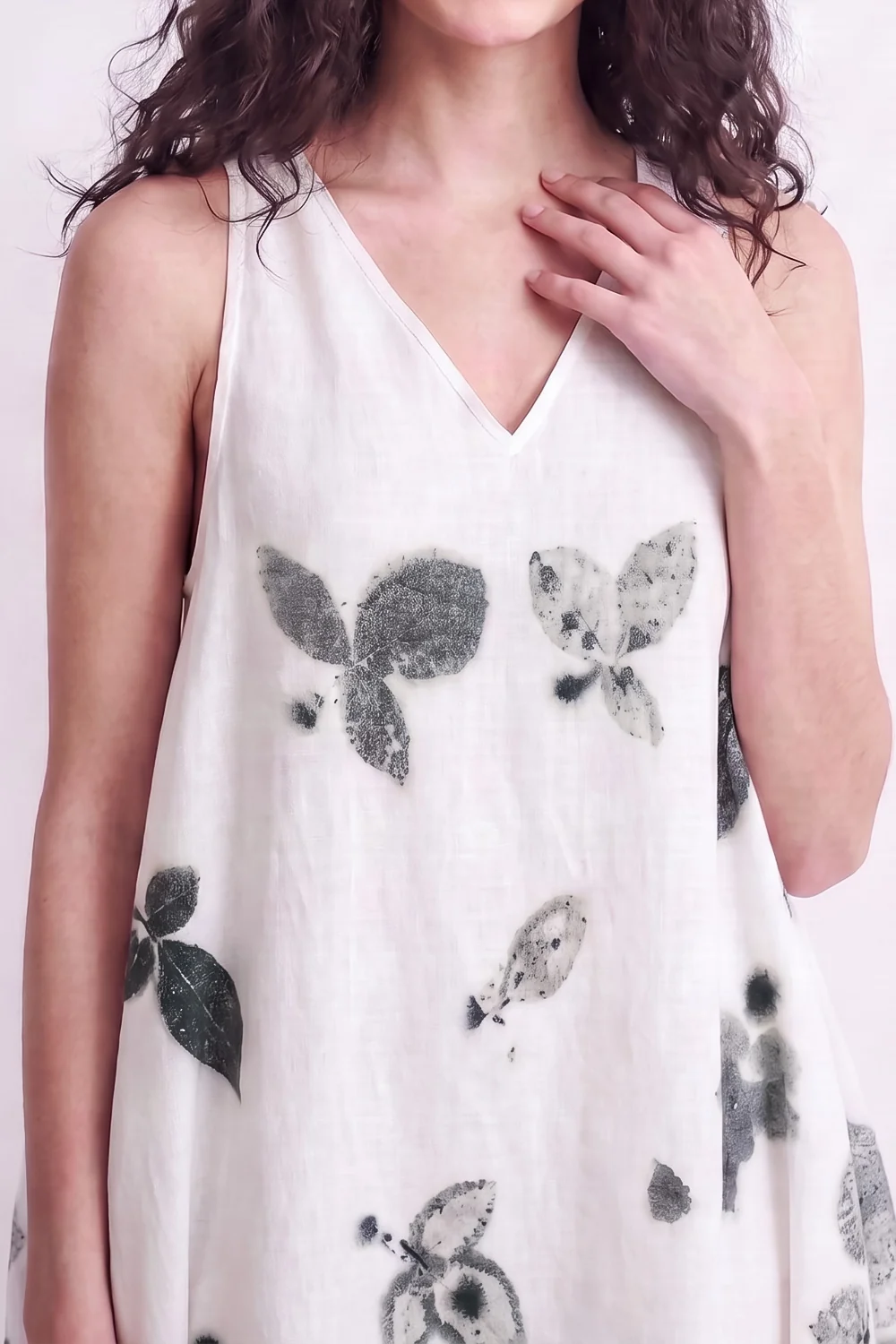 AURA | WOMEN'S ECO-PRINTED HEMP DRESS